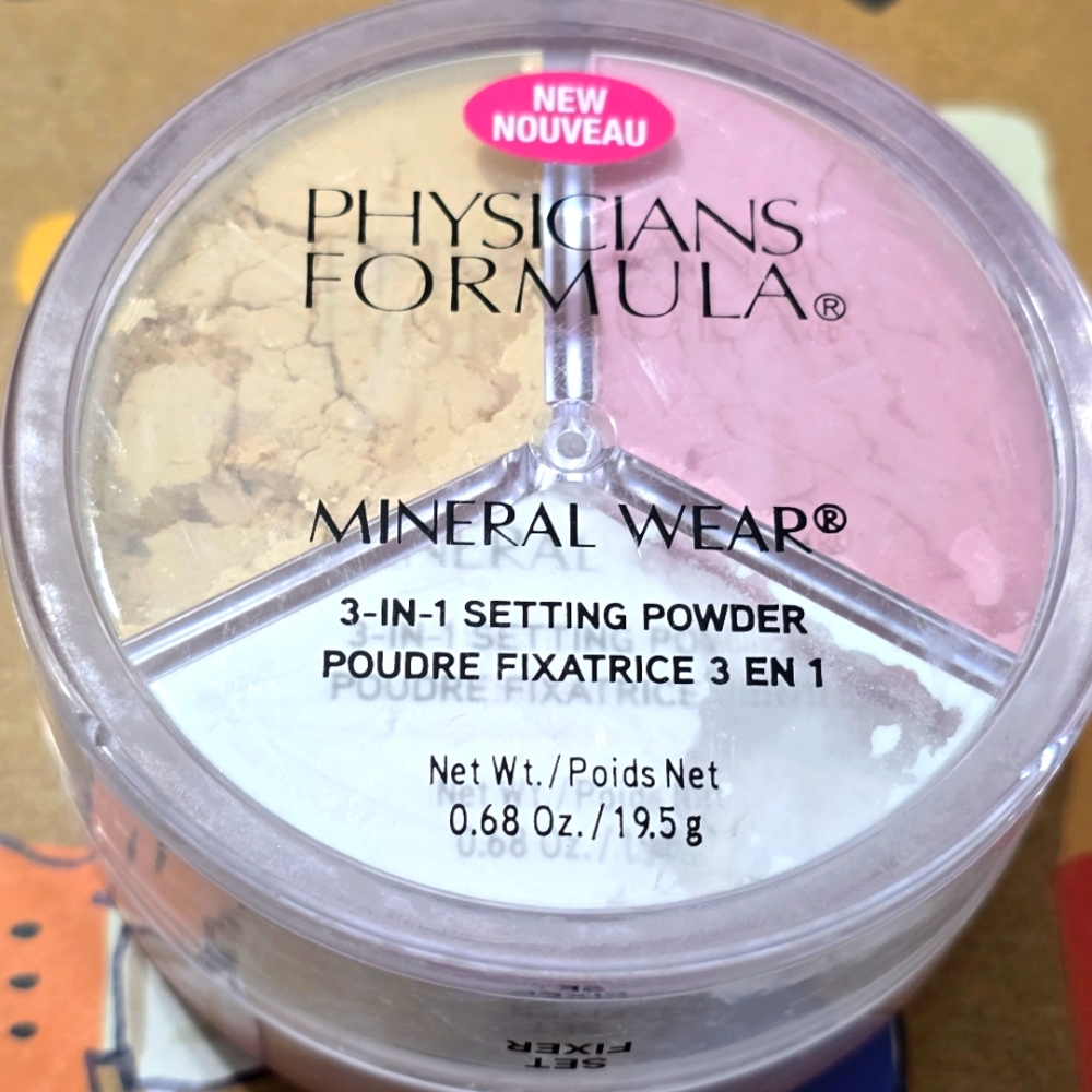 Physicians Formula Mineral Wear 3-in-1 Setting Powder 0.68 Oz.